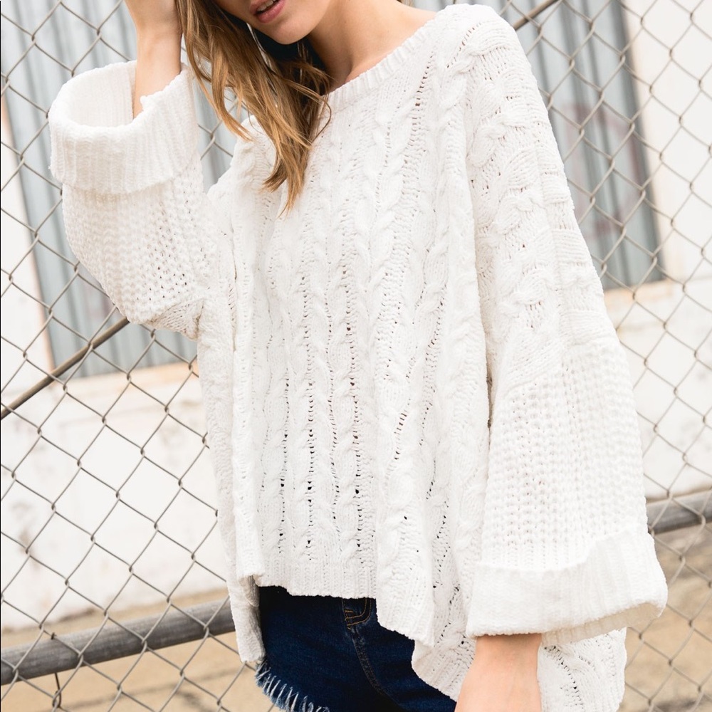 Powder Mountain Soft Cable Sweater - Picture 5 of 7